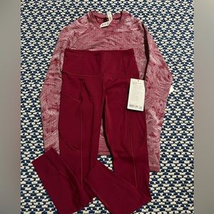 Legging size 4 new with tag match with shirt